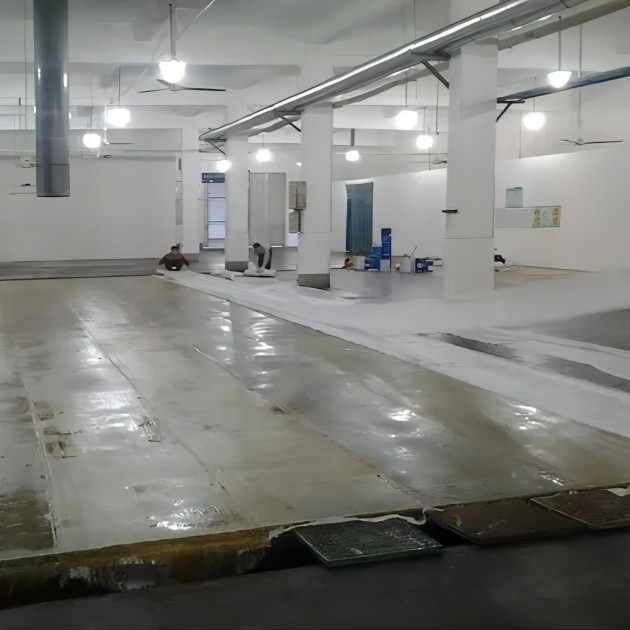 阳谷防腐蚀地坪,环氧玻纤地坪，玻纤工业地坪，环氧玻纤布地坪,乙烯基玻纤布地坪产品图3